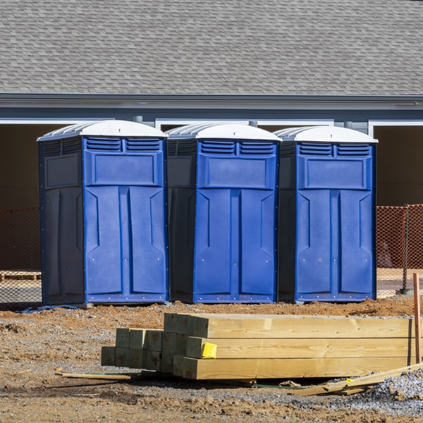 how often are the portable toilets cleaned and serviced during a rental period in Everett Massachusetts